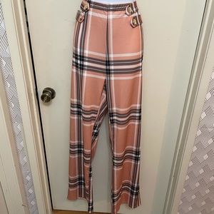 Chic Me Wide leg plaid Pants